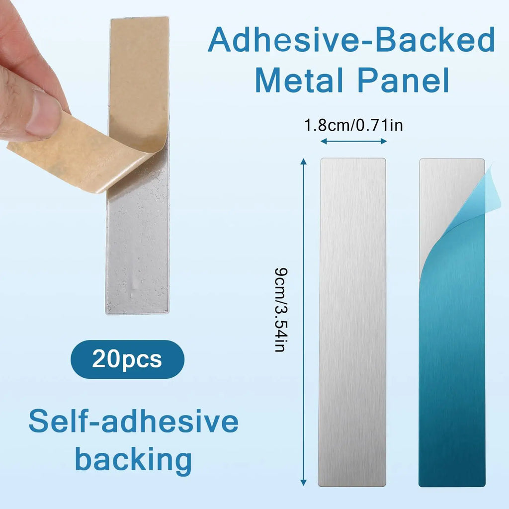 Adhesive Metal Plate Steel Strip Magnetic Vent Cover Non Mounting