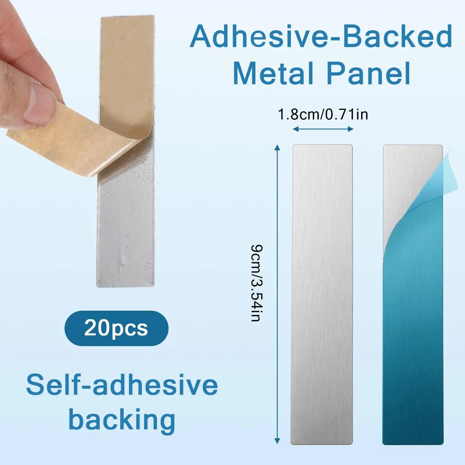 Adhesive Metal Plate Steel Strip Magnetic Vent Cover Non Mounting