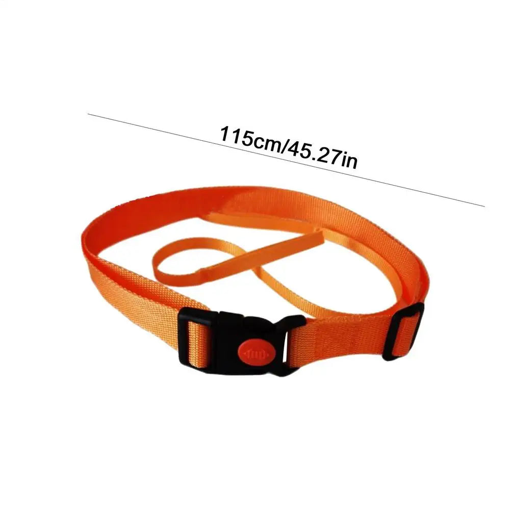 Swim Training Belt Adjustable Swimming Leashes Strap Secure Tether