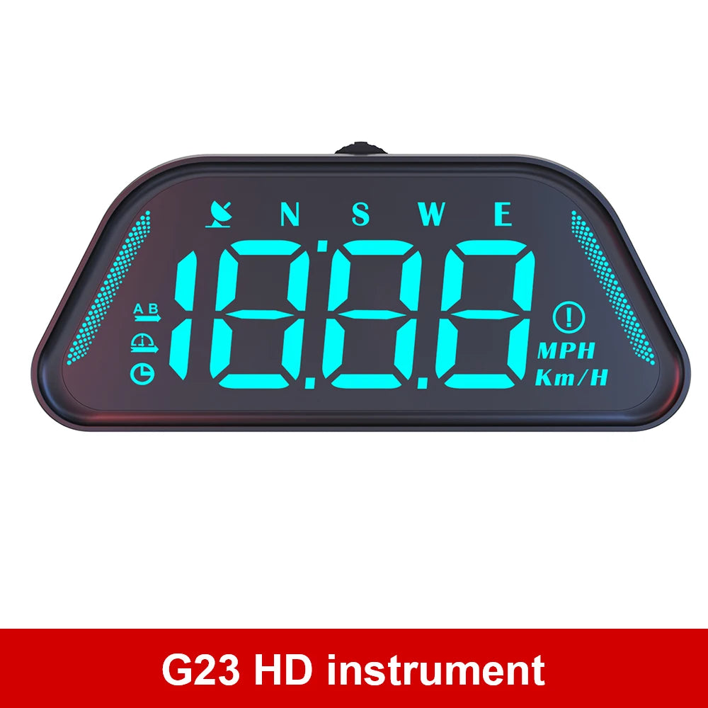 G23 Car HUD Digital Head Up Display Universal Speedometer 12V Clock