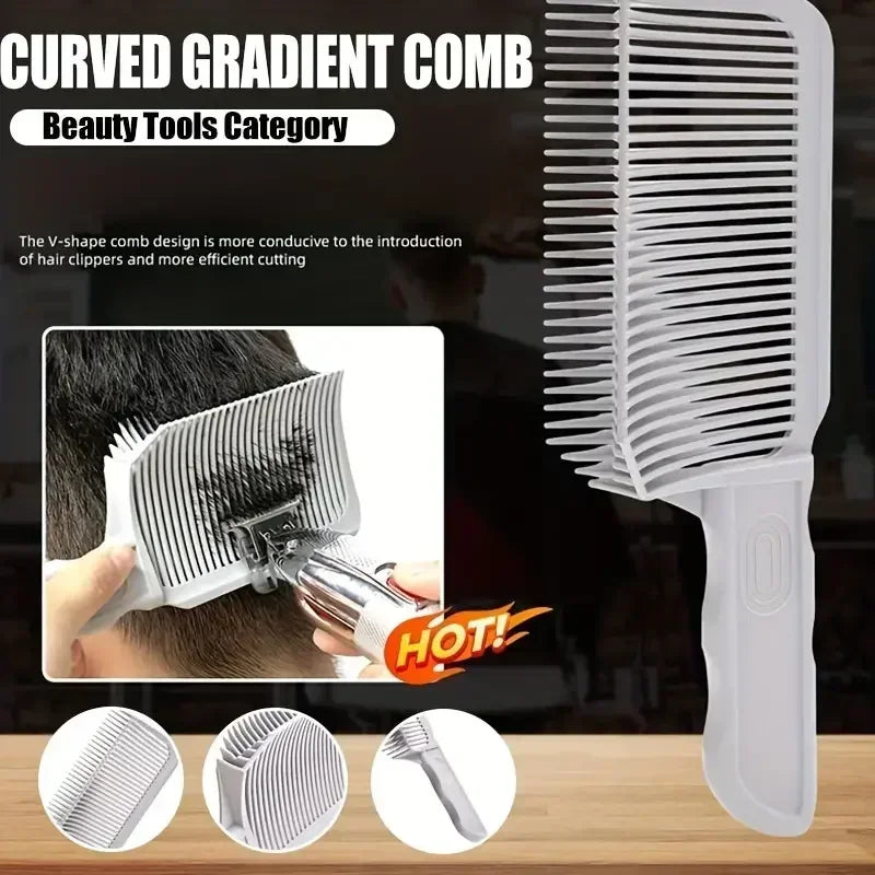 Professional Barber Fading Comb – Heat Resistant Flat Top Blend