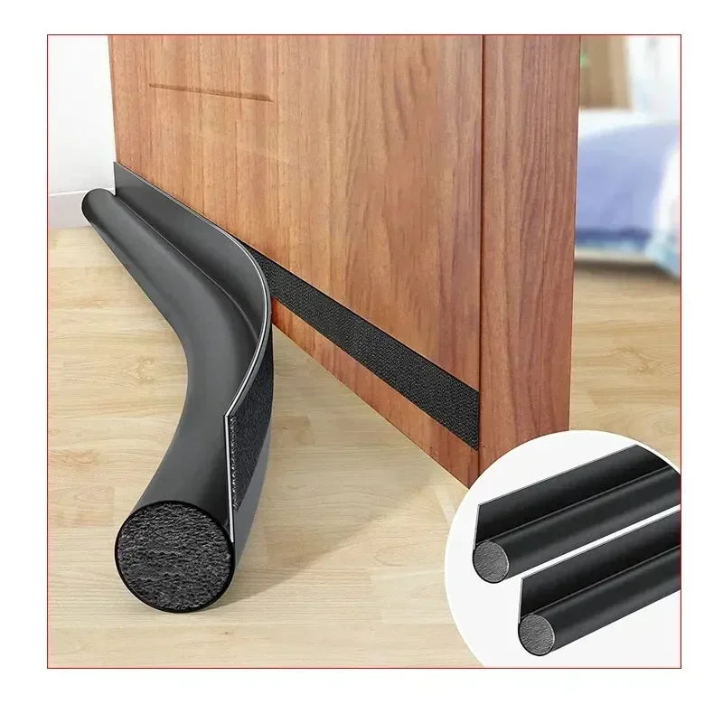 Waterproof A Sealing Strip Door Seam Door Bottom Sealing Strip Sound Insulation Wind Strip Foam Tape Bedroom Door Gap Handwork Zpaxo