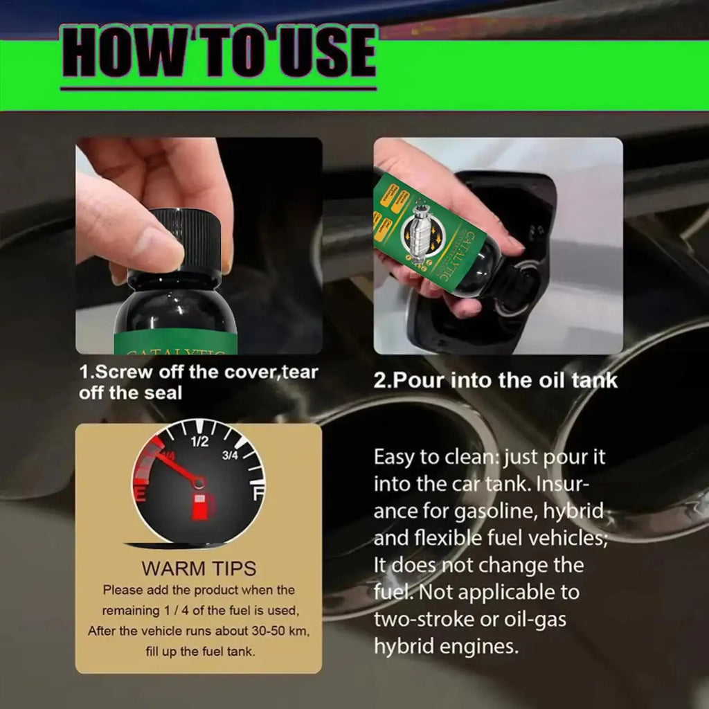 Catalytic Converter Cleaner Engine Carbon Remover Emission System