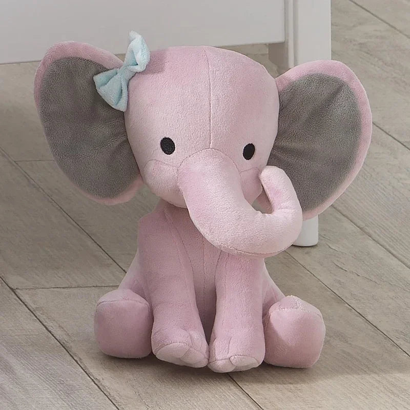 Gray Elephant Stuffed Plush Toys Kawaii Animals Soft Sleeping Pillow