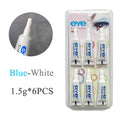 Professional Eyelash Glue Clear-white Dark-black Waterproof False Zpaxo Blue White 6Pcs