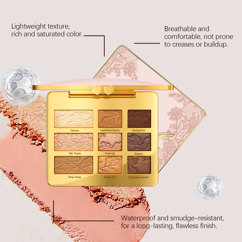 9 Color Eyeshadow Palette – Blendable, Waterproof & Long-Lasting Eyeshadow Palette Zpaxo