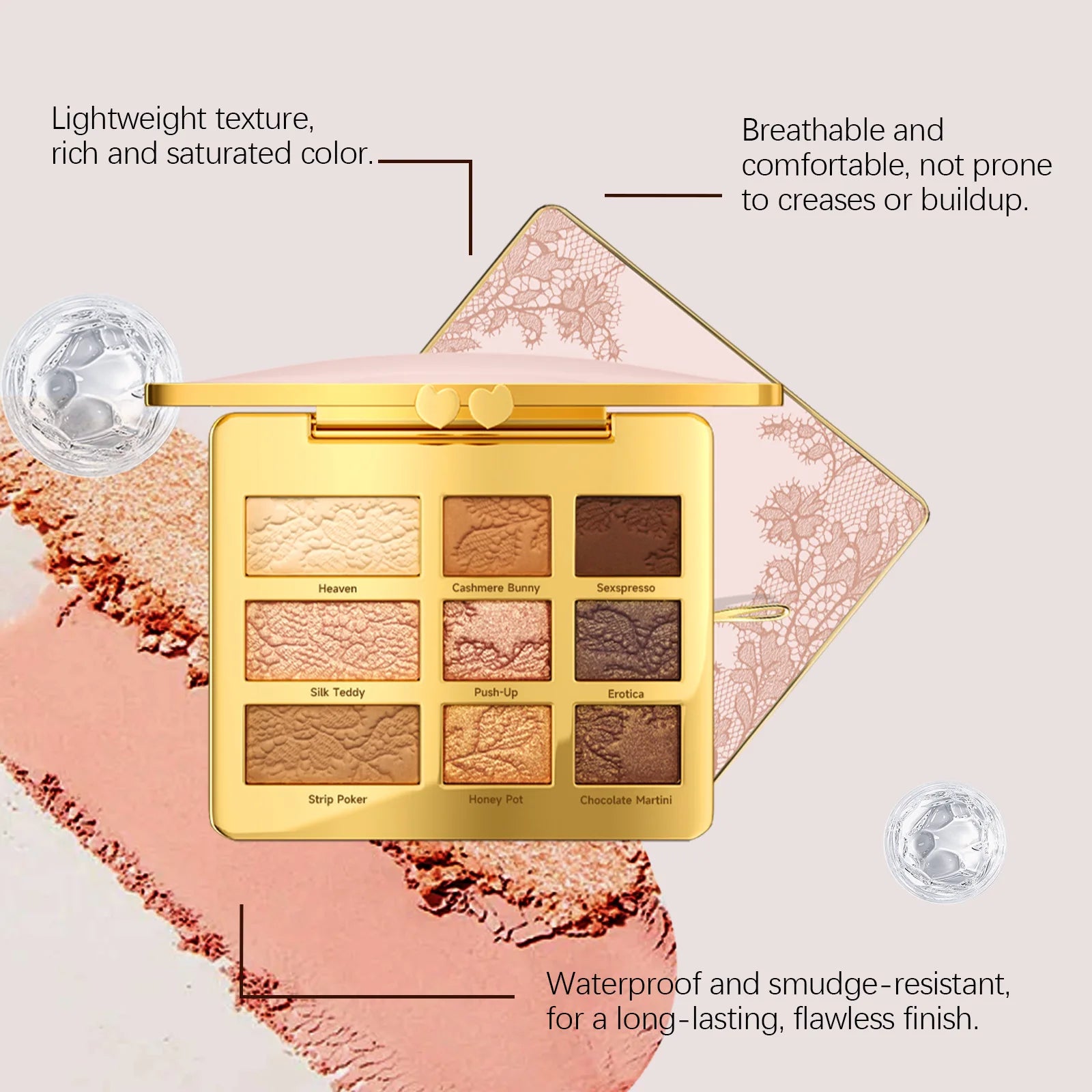 9 Color Eyeshadow Palette – Blendable, Waterproof & Long-Lasting Eyeshadow Palette Zpaxo