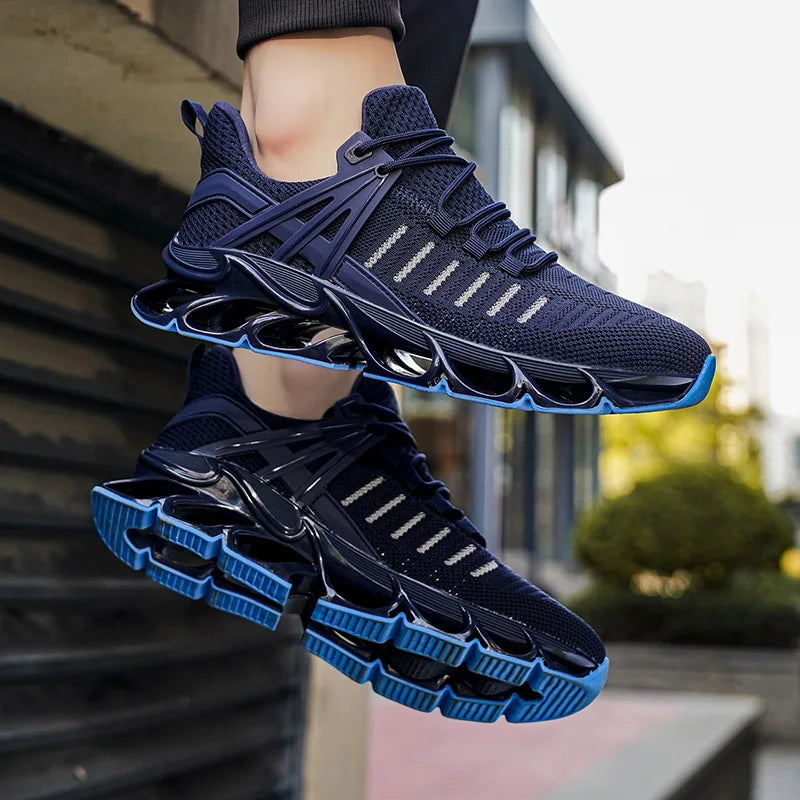Men's Casual Sneakers Luxury Trainer Shoes Breathable Race Running