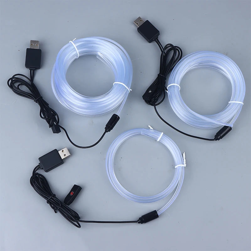 RGB Car Interior Fiber Optic LED Ambient Light Strip – USB