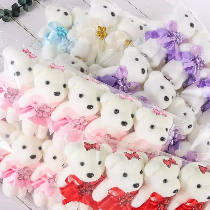 Graduation Party Bouquet Bear Cartoon Dolls DIY Plush Filler Zpaxo