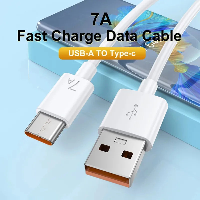 7A 100W USB-C Fast Charging Cable – Huawei, Xiaomi, OnePlus