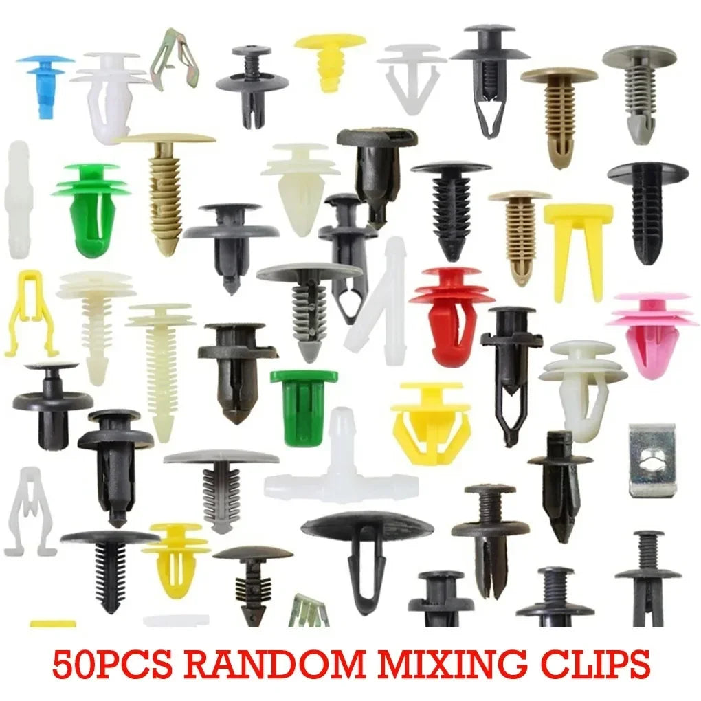 Universal Car Plastic Clips & Fasteners Set – 50 to 500 Pcs