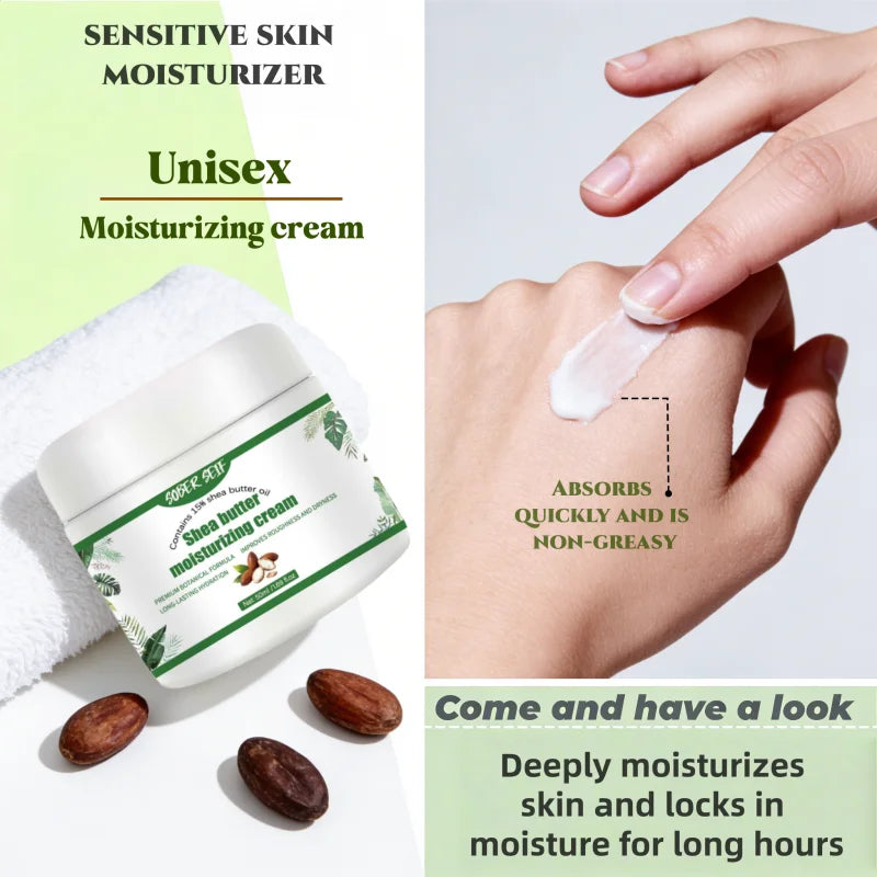 Daily Travel Use Body Lotion 72H Deep Moisturizer Shea Butter Hyaluronic Acid Ceramide Valentine Gift Nourishing Skin Care Zpaxo