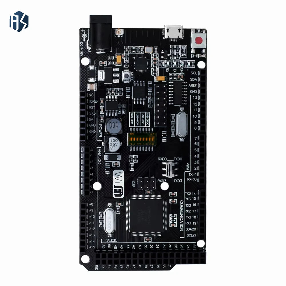 Mega2560 ATMEGA16U2 Mini MEGA 2560 Mega+wifi R3 ATmega2560 Chip Zpaxo