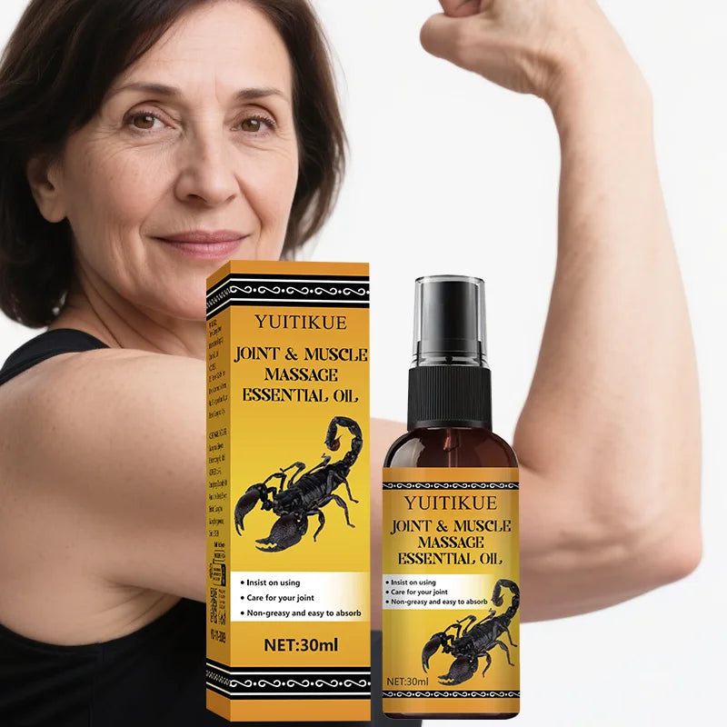 YUITIKUE Joint & Muscle Massage Oil 30ml – Fast Absorption Muscle Massage Oil Zpaxo
