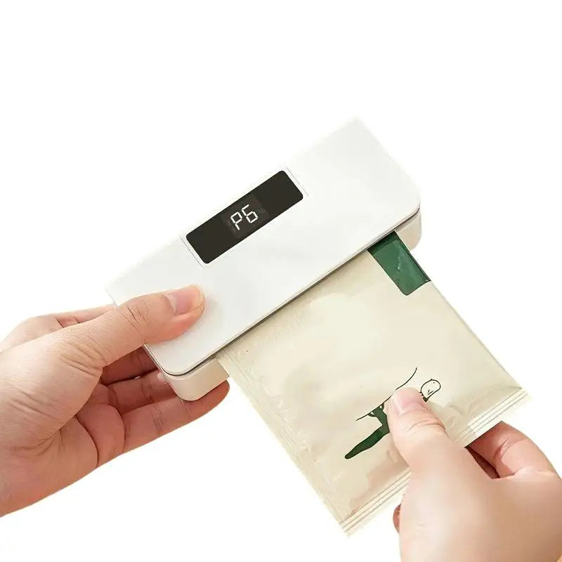 Bag Sealer 1 Portable USB Rechargeable Heat Seal Machine Plastic Zpaxo