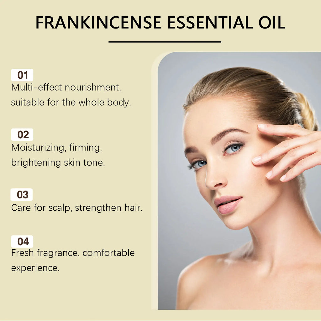 Frankincense Essential Oil Moisturizing Repair Nourish Scalp Hydrating Body Massage Relaxation Face Dry Damaged Hair Skin Care Zpaxo