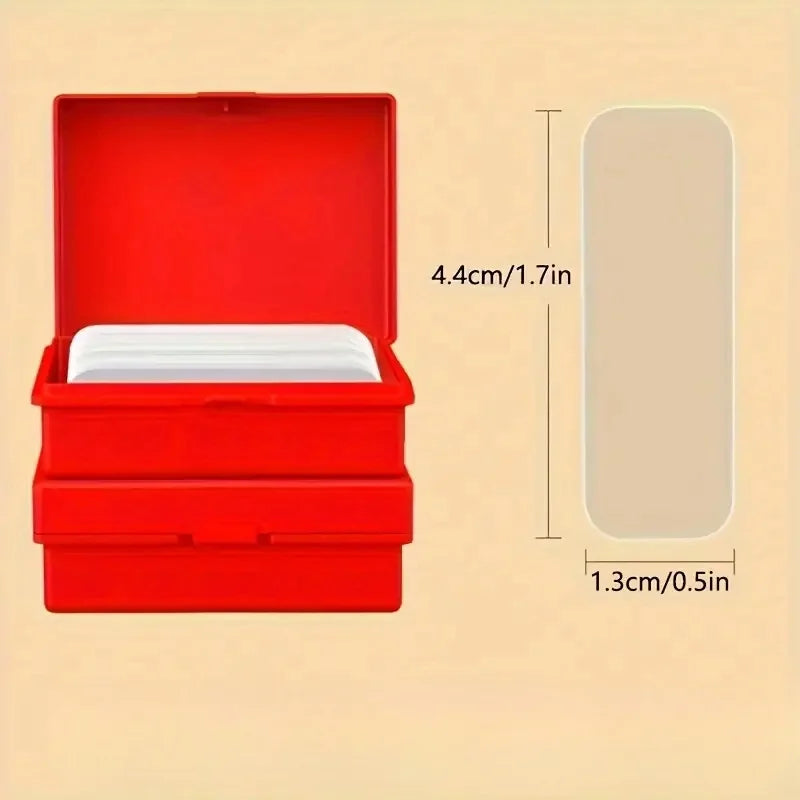 The opposite side of the double-sided sticker [red] 60 pieces/box Zpaxo