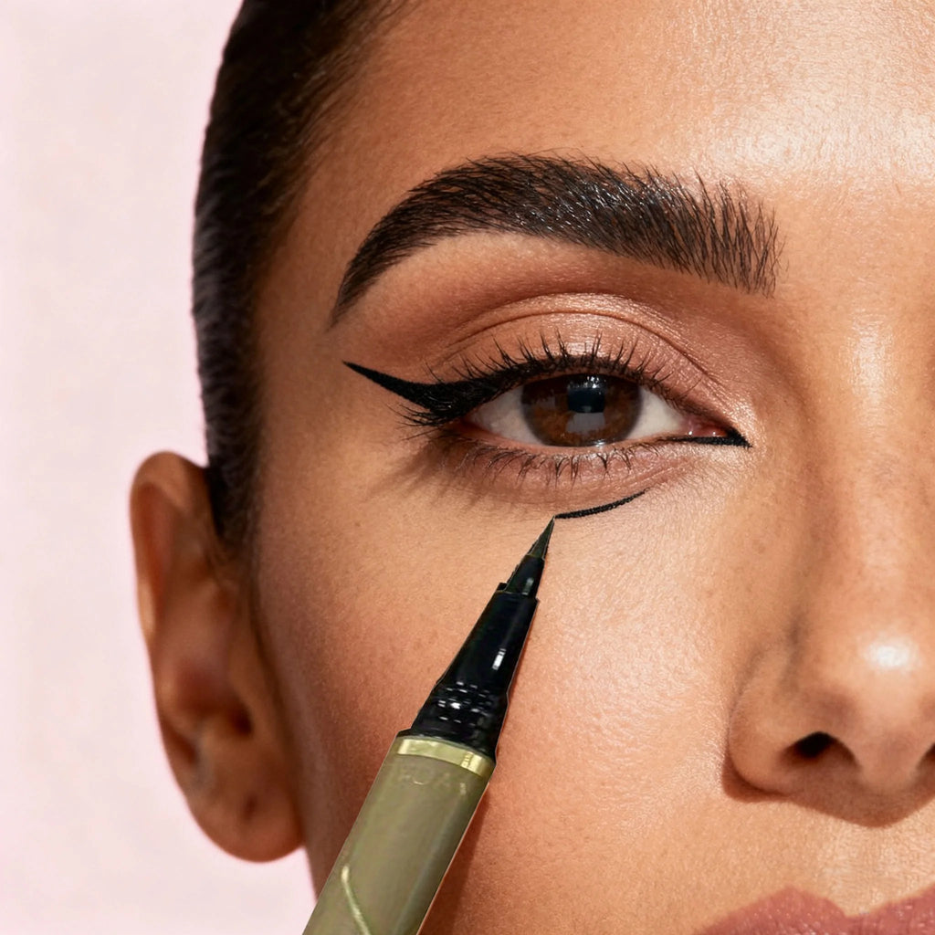 Ultra-fine ultra-fine eyebrow pencil waterproof professional sweat-proof liquid eyeliner Eyebrow dual-purpose durable makeup art Zpaxo