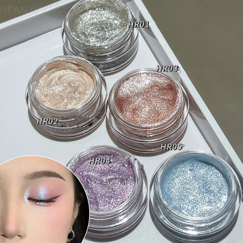 Glitter Eyeshadow Long Lasting Waterproof Pearlescent Shimmer Body Zpaxo