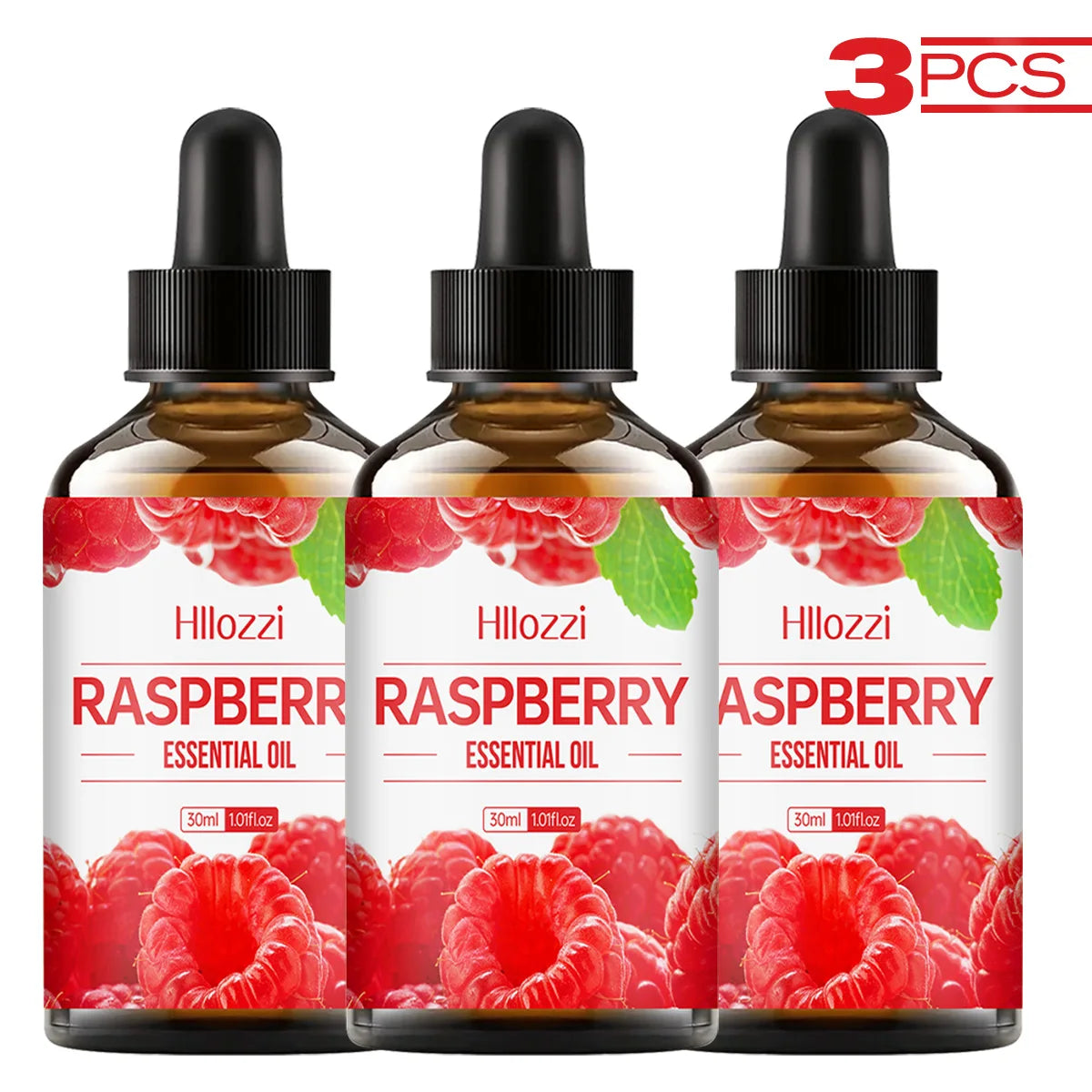 30ml raspberry essential oil pure plant essential oil multifunctional use aromatherapy diffuser humidifier soap fruit essential Zpaxo RASPBERRY 2PCS 30ml Fruit