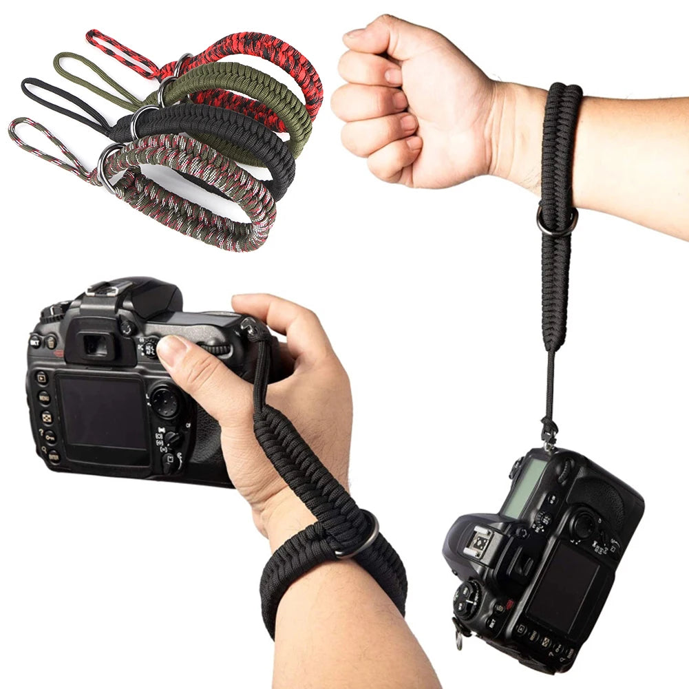 Handmade Woven Wrist Lanyard Adjustable Safety Strap Safer Connector