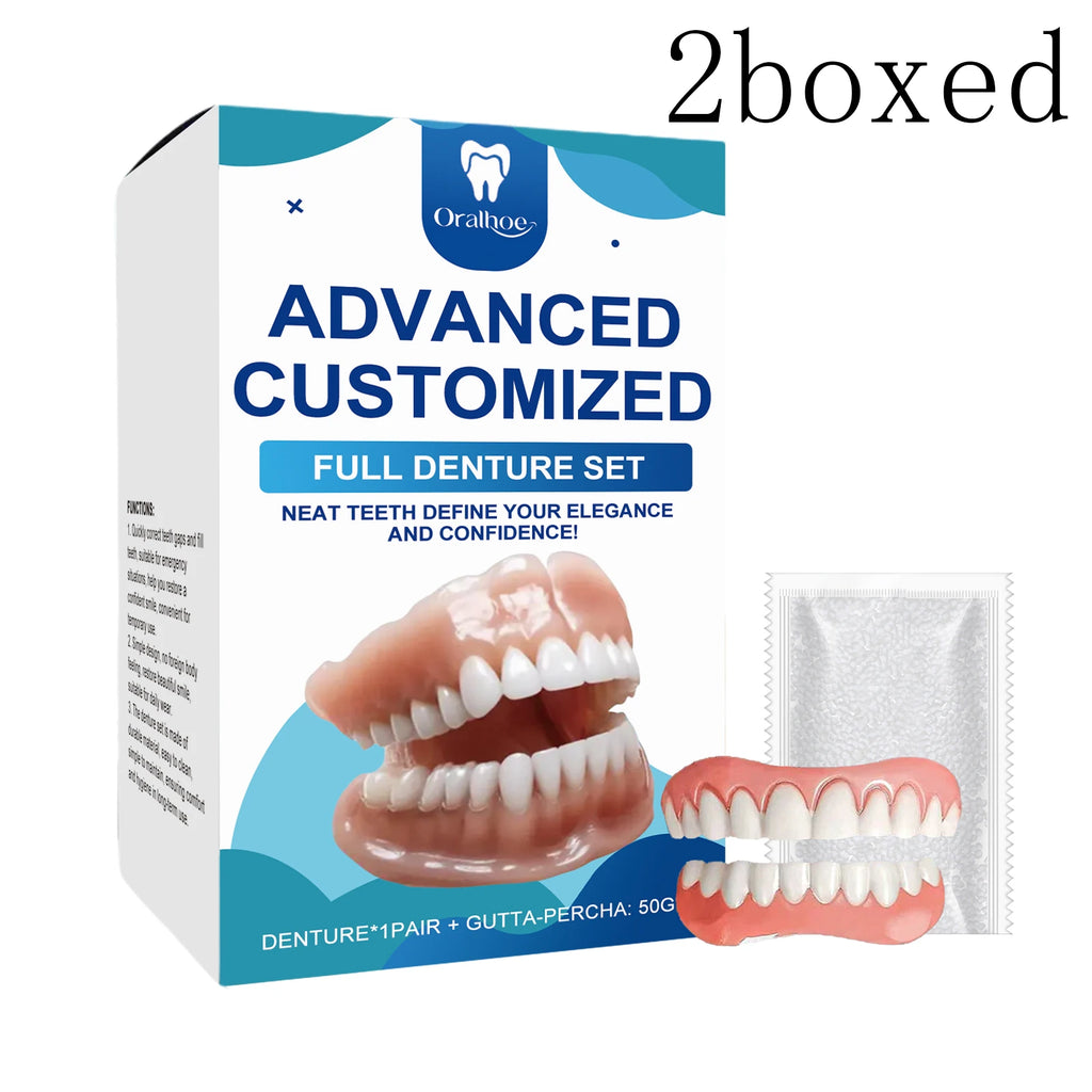 Oralhoe Dental Cosmetic Set – Tooth Gap Filler & Denture Kit Dental Cosmetic Kit Zpaxo 2set