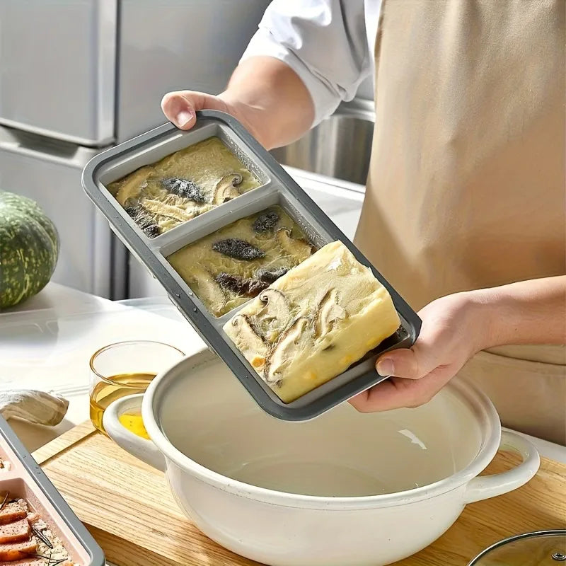 Extra Large Square Food Storage Container Leakproof Flip Lid