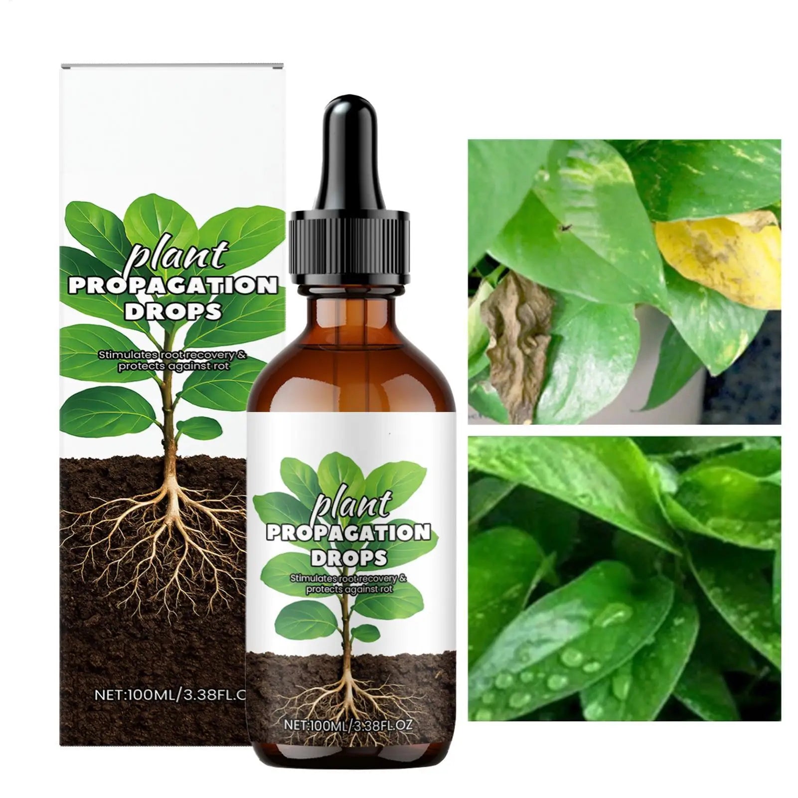 Root Booster Liquid Stimulator Drops Healthy Plants Strong Roots