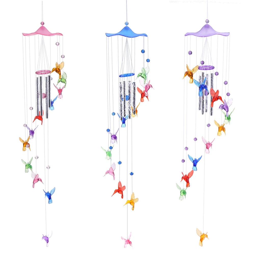 Hummingbird Courtyard Decorative Windbell Handmade Wall Hanging Wind