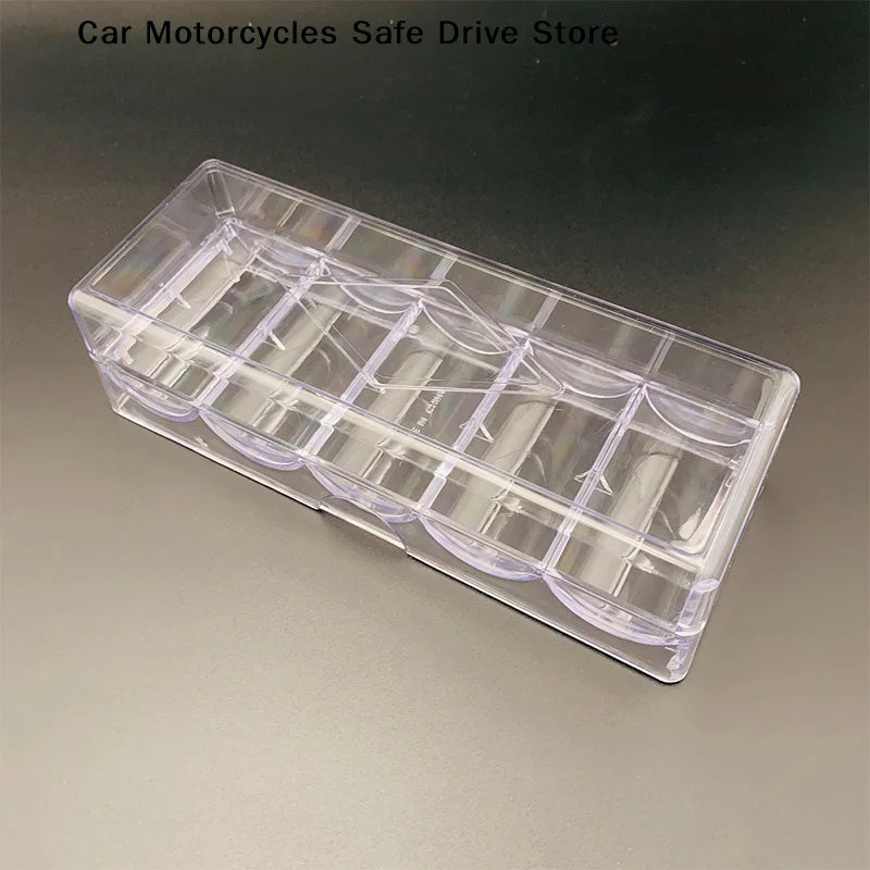 CMPortable 100 Chips Poker Chip Tray Box Casino Game 24 X 8 Acrylic