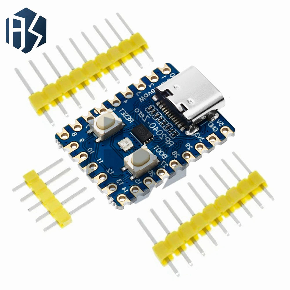 RP2040-Zero RP2040 For Raspberry Pi Microcontroller PICO Development Board Module Dual-core Cortex M0+ Processor 2MB Flash Zpaxo