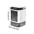 Personal Air Conditioner 3 Speeds Silent Long-Lasting Small Device With Spray Office Desk Cooler For Desk Office Home Car Zpaxo China Mainland White