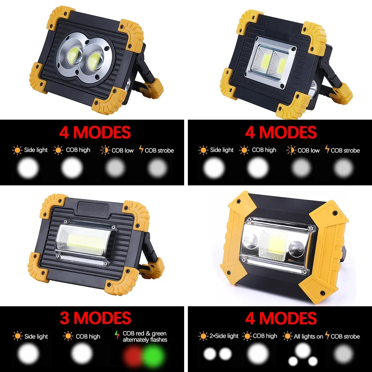 POCKETMAN 8000LM COB LED Work Light – Rechargeable Flood Lantern