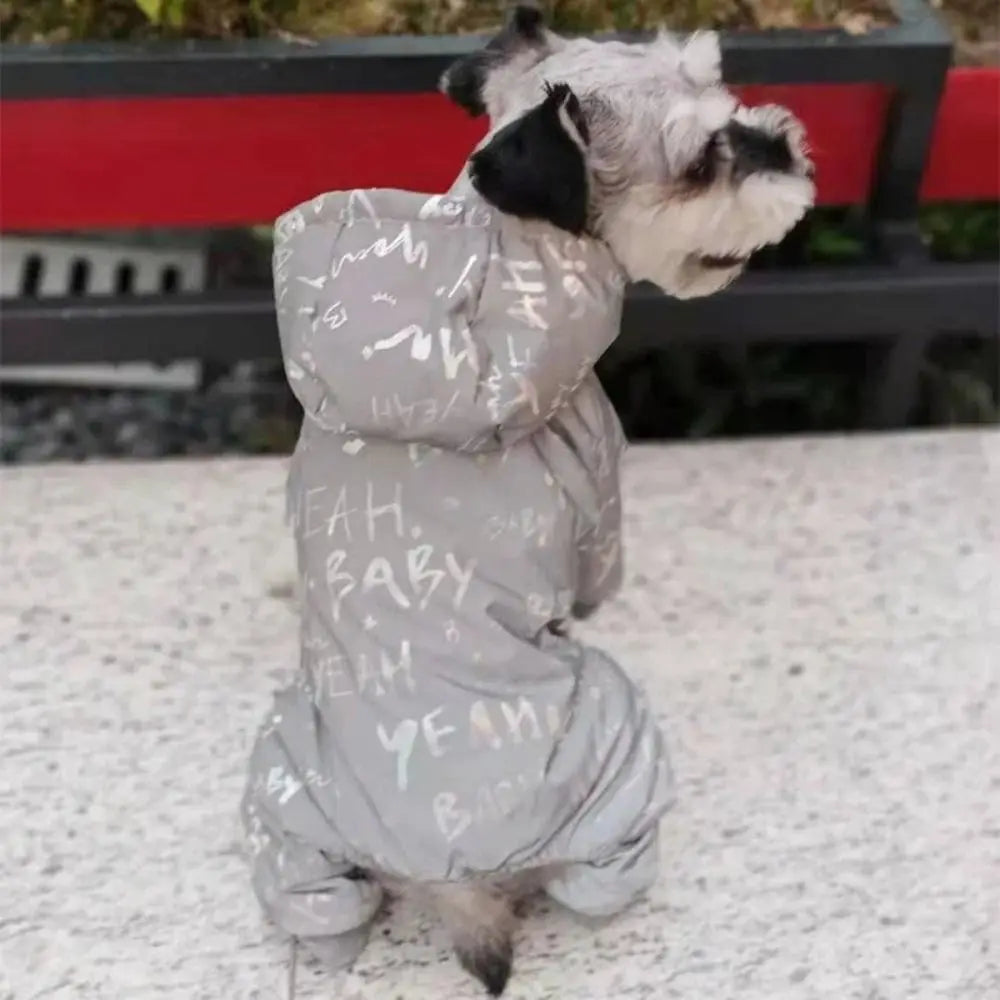 Waterproof Winter Dog Jumpsuit – Fleece Hoodie Coat S–XXL Dog Winter Jacket Zpaxo