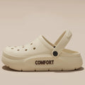 Women's Men's Slippers Summer Anti-Slip Couple Hollow Covered Toe Indoor Outdoor Casual Thick Bottom Sandals for Home Adults Zpaxo 38-39 a pair