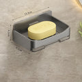 No-Drill Wall Soap Dish Holder with Drain Tray | Bathroom