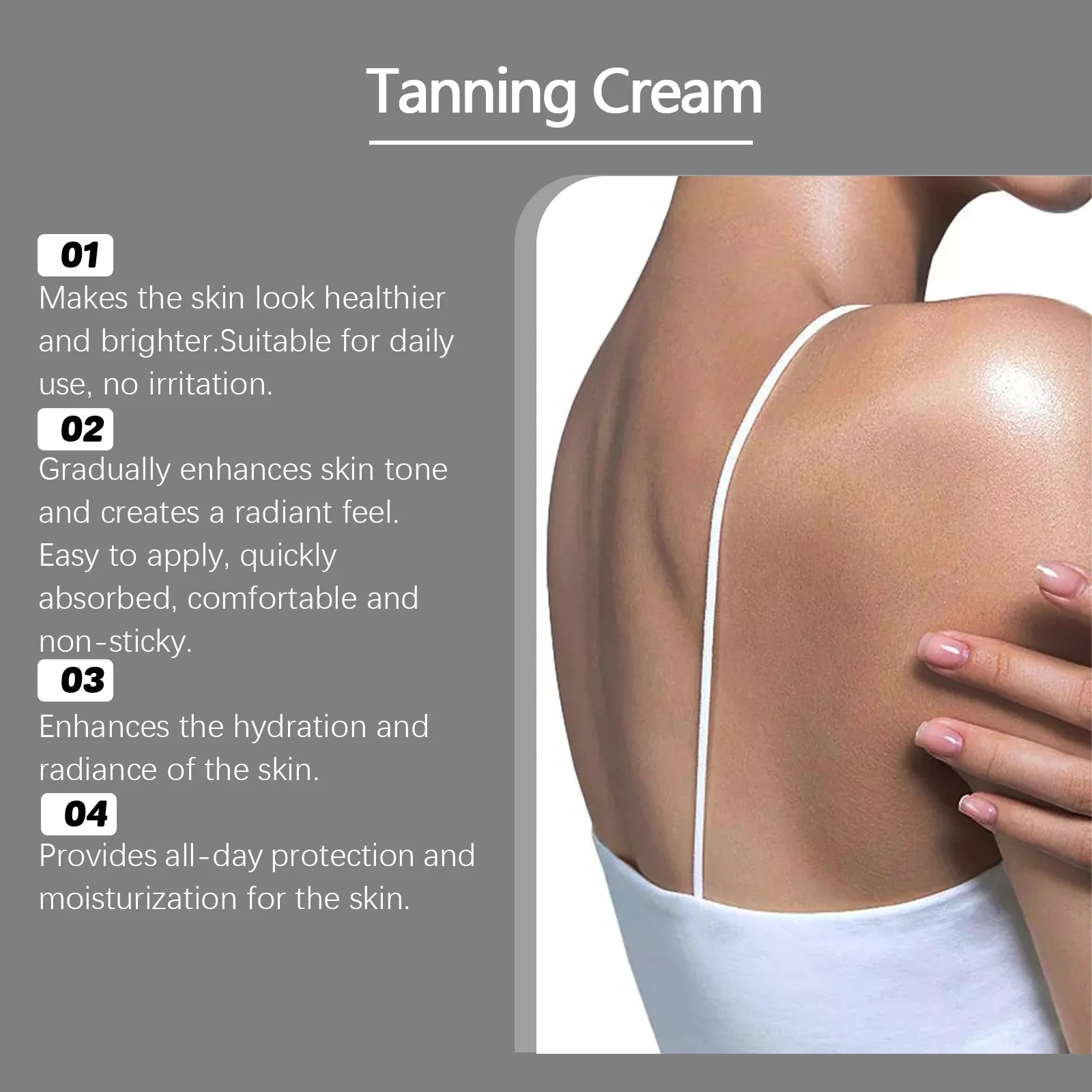 Jaysuing Sunless Self Tanner Moisturizing Bronzer Lotion Self Tanning Lotion Zpaxo