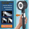 Suitable for Multi Size Shower Faucet Complete Bathroom and Shower Cleaning Pressure Shower Set Bathroom Accessory Cleaning Tool Zpaxo matte shower head