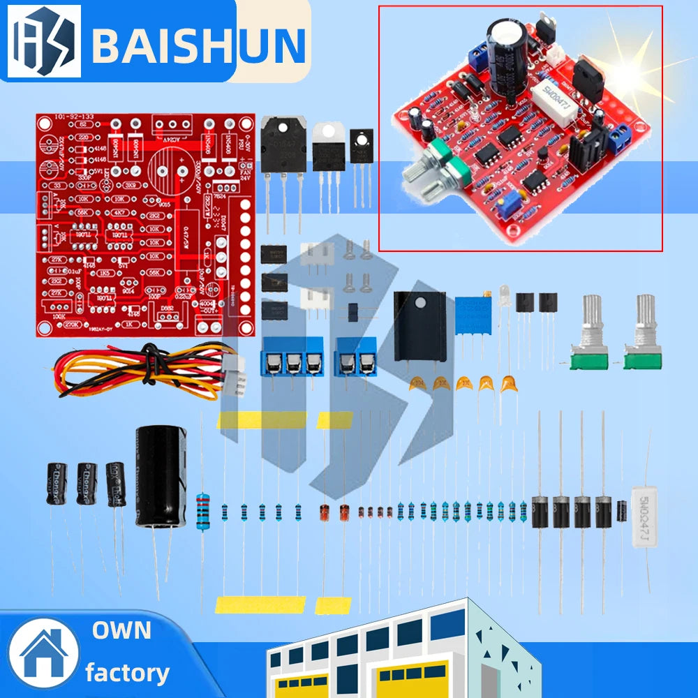 0-30V 2MA-3A Adjustable DC Power Supply Diy Laboratory Short-circuit Zpaxo Default Title