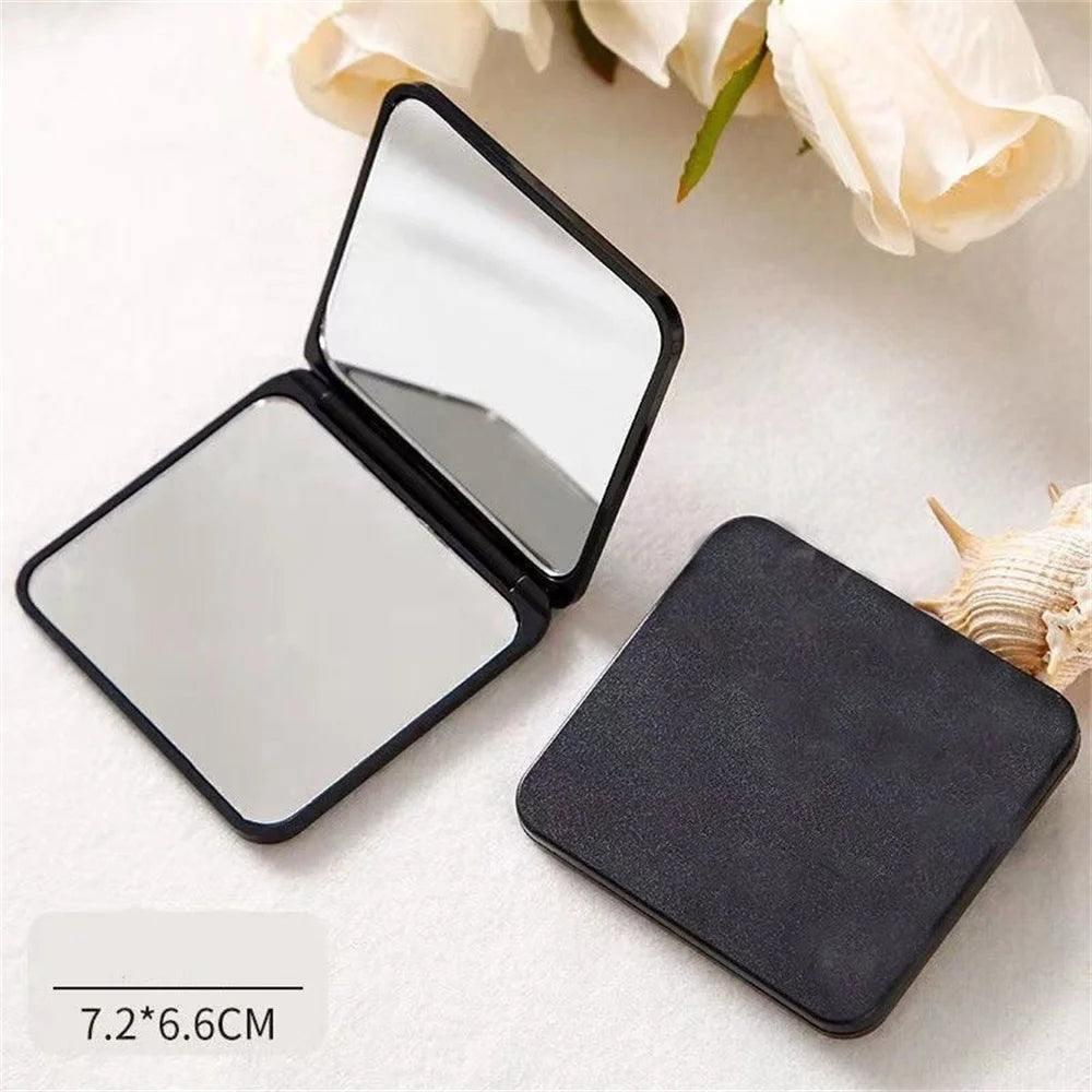 Double-Sided Folding Compact Mirror – Portable Pocket Mirror