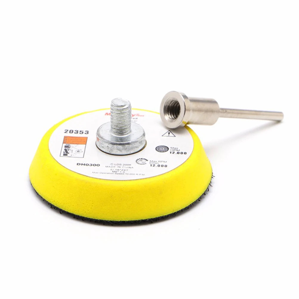 2 Inch Disc Sanding Polish Polishing Pad Backer Plate 3mm Shank Zpaxo