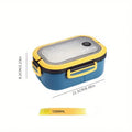 Portable Sealed Lunch Box 2 Layer Mesh Kids Leak Proof Bento Snack