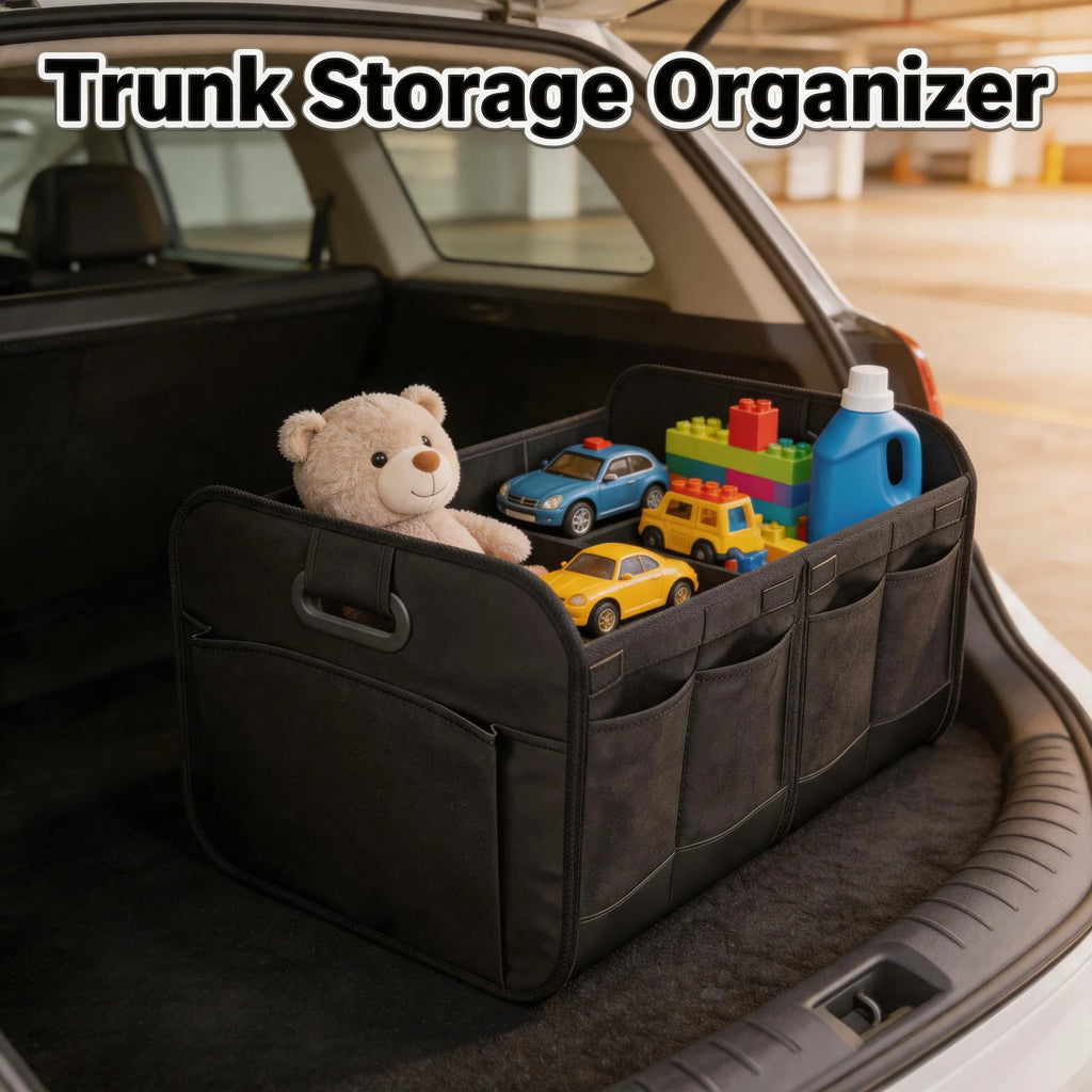 SUV Car Trunk Organizer – Collapsible 600D Oxford Storage Box