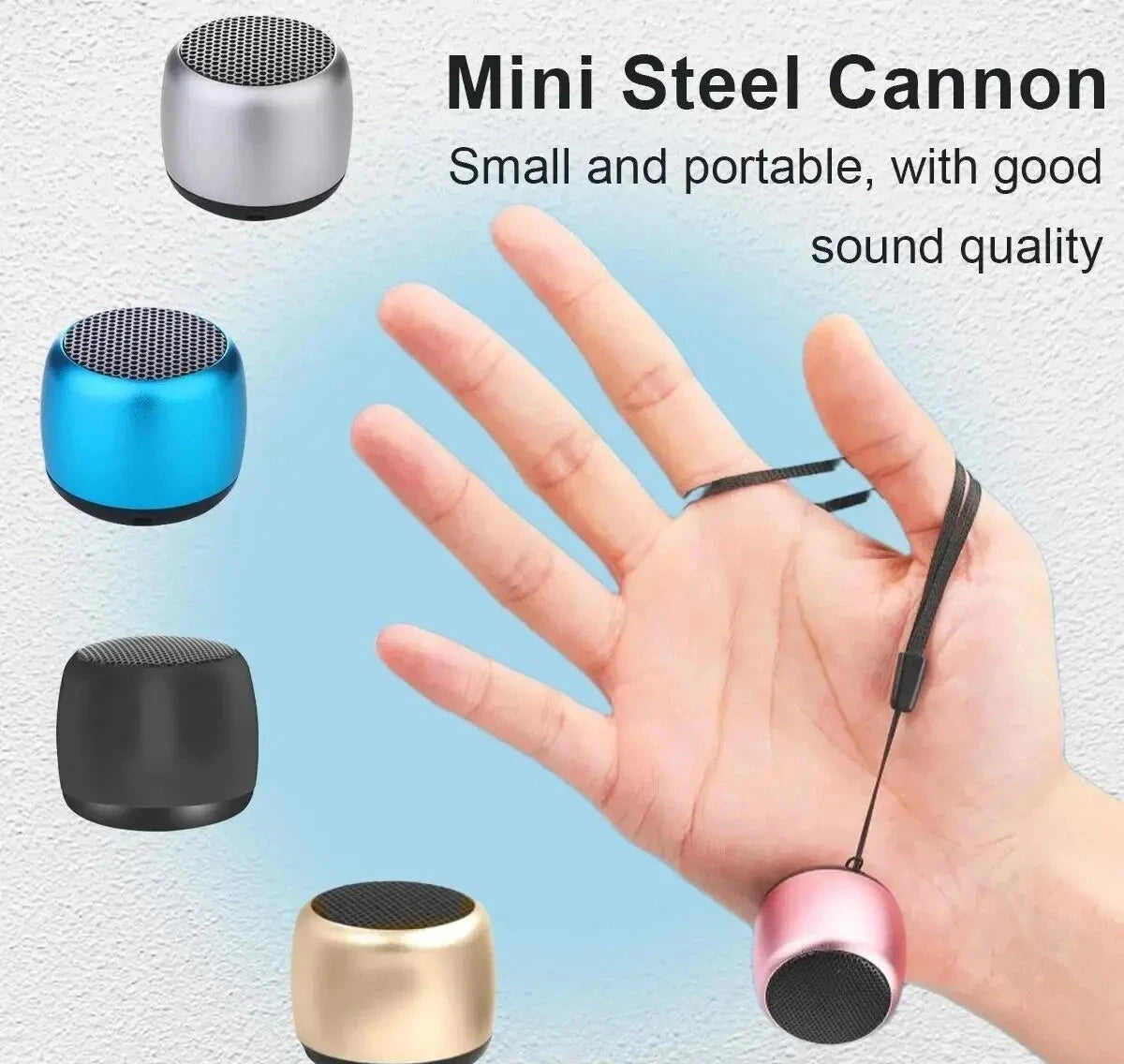 M1 Portable Bluetooth Speaker Music Stereo Surround Mini USB Outdoor Zpaxo