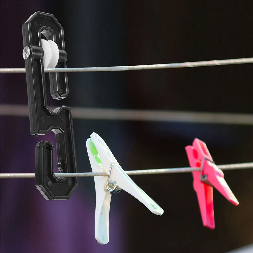 Outdoor Clothesline Separator Spreader Pulley Heavy Duty Aluminum