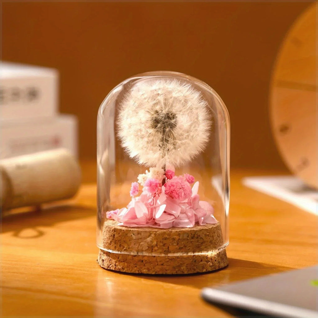 Desktop Decor Dried Dandelion Bouquet Preserved Flowers Birthday