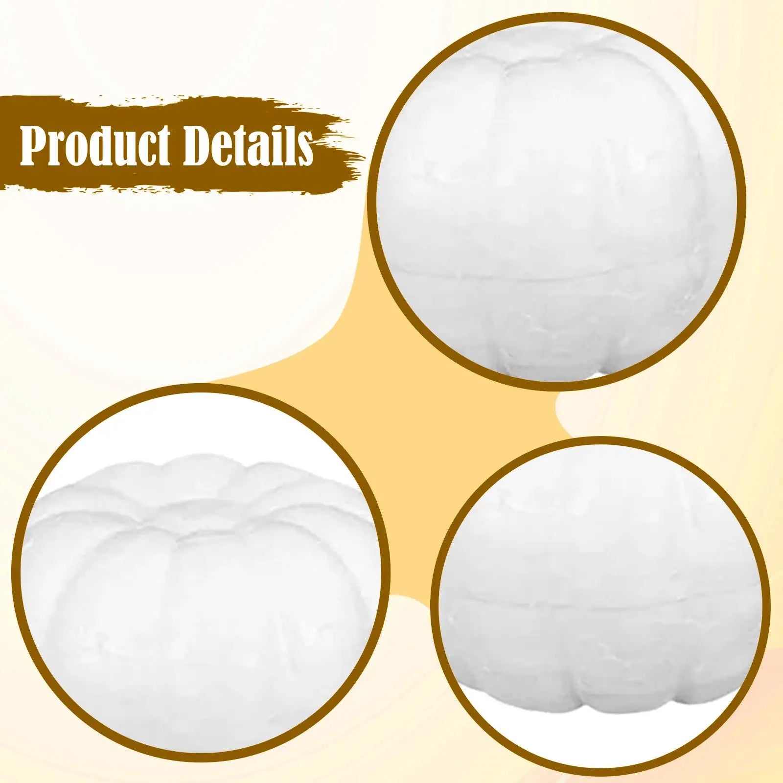Halloween Foam Pumpkins – Artificial Fall Décor & DIY Props Foam Pumpkin Decor Zpaxo