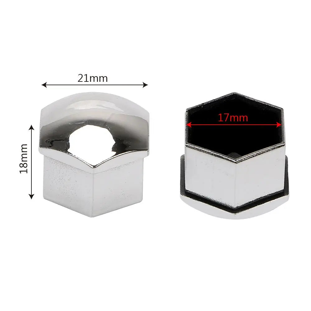Tool Plastic Wheel Nut Caps Car Exterior Decor Auto Hub Screw Bolt Zpaxo