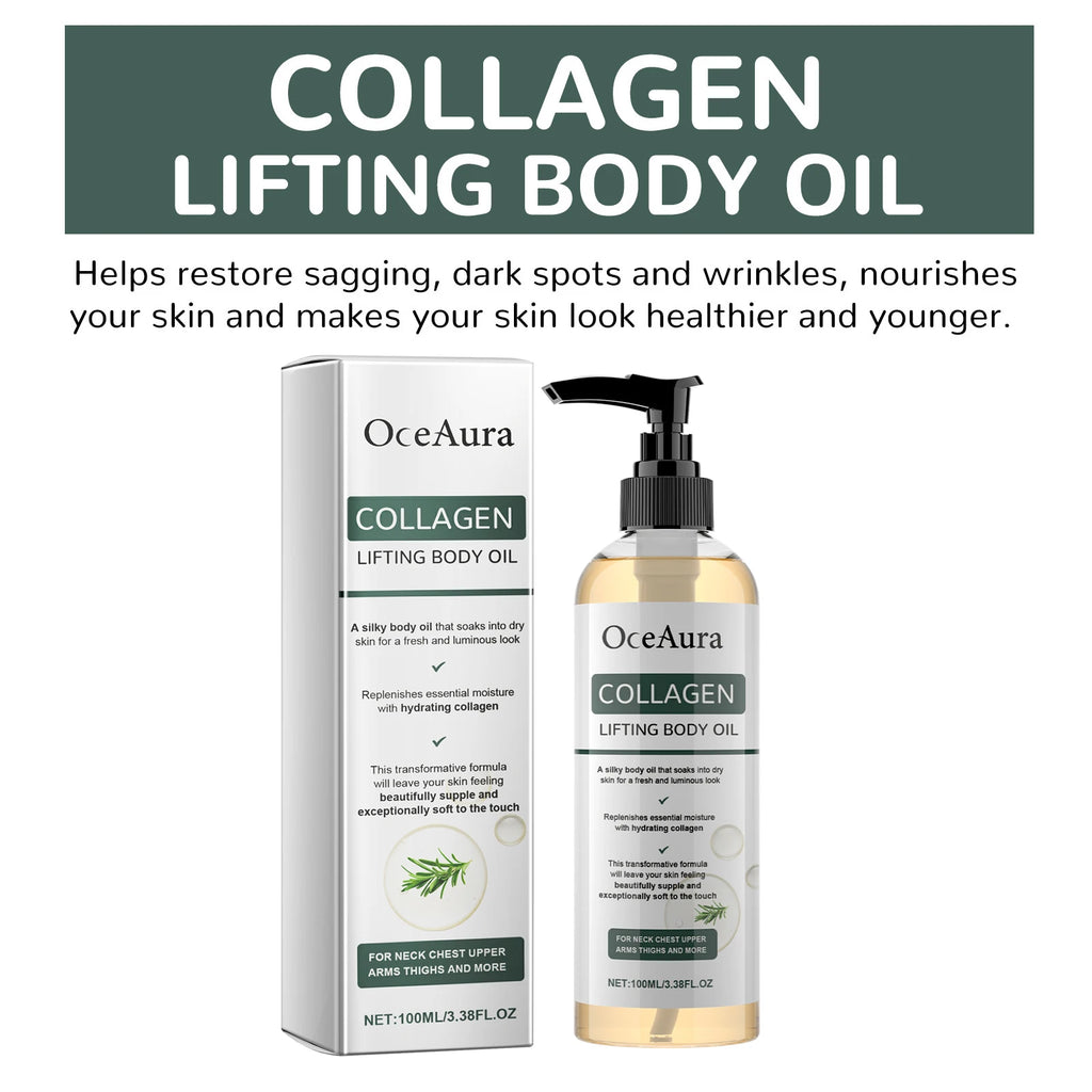 OceAura Collagen Body Oil – Firming, Anti-Aging & Hydrating Collagen Body Oil Zpaxo